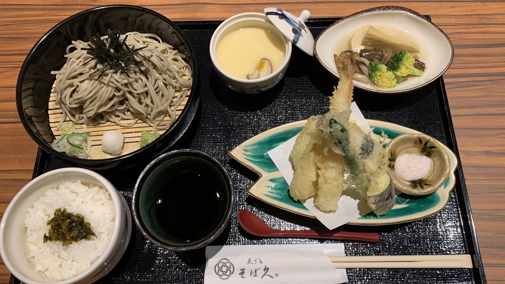 かなざわはこまちのお蕎麦屋さん 天ざる そば久でランチ 金沢のグルメと観光 ときどき大家さん